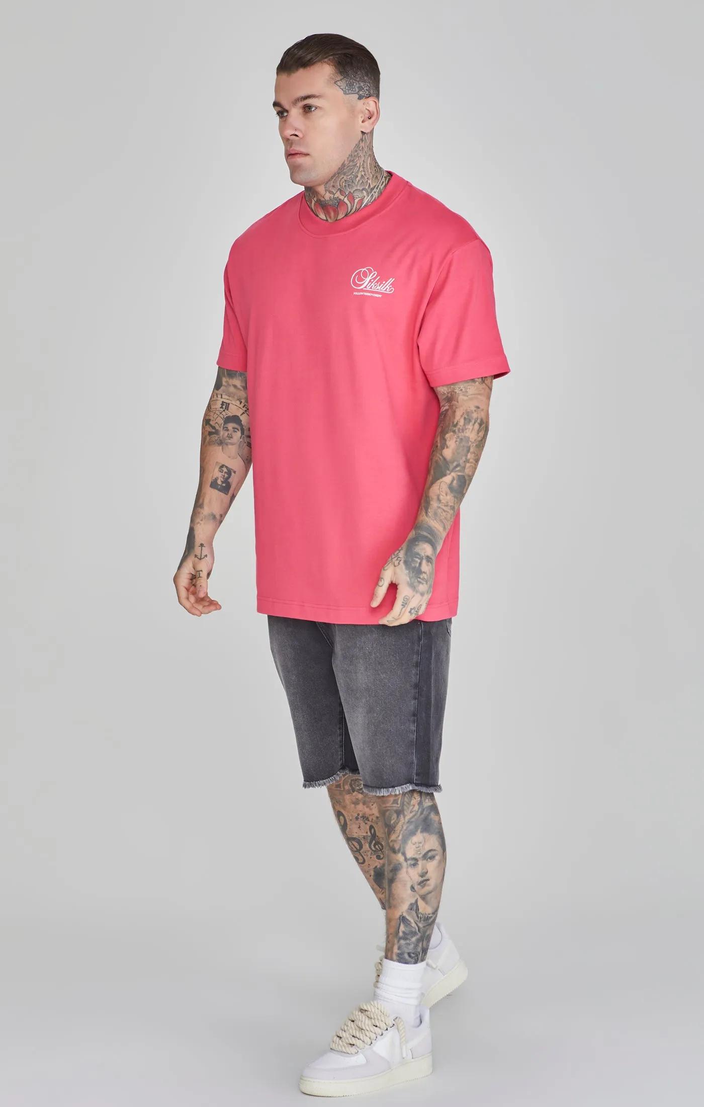 Pink Graphic T-Shirt sold by Siksilk product image thumbnail 4