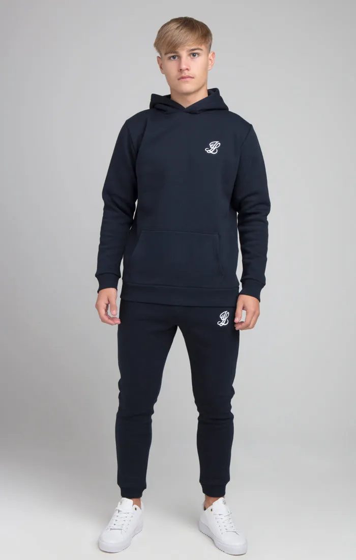 Boys Illusive Navy Essentials Overhead Hoodie sold by Siksilk product image thumbnail 3