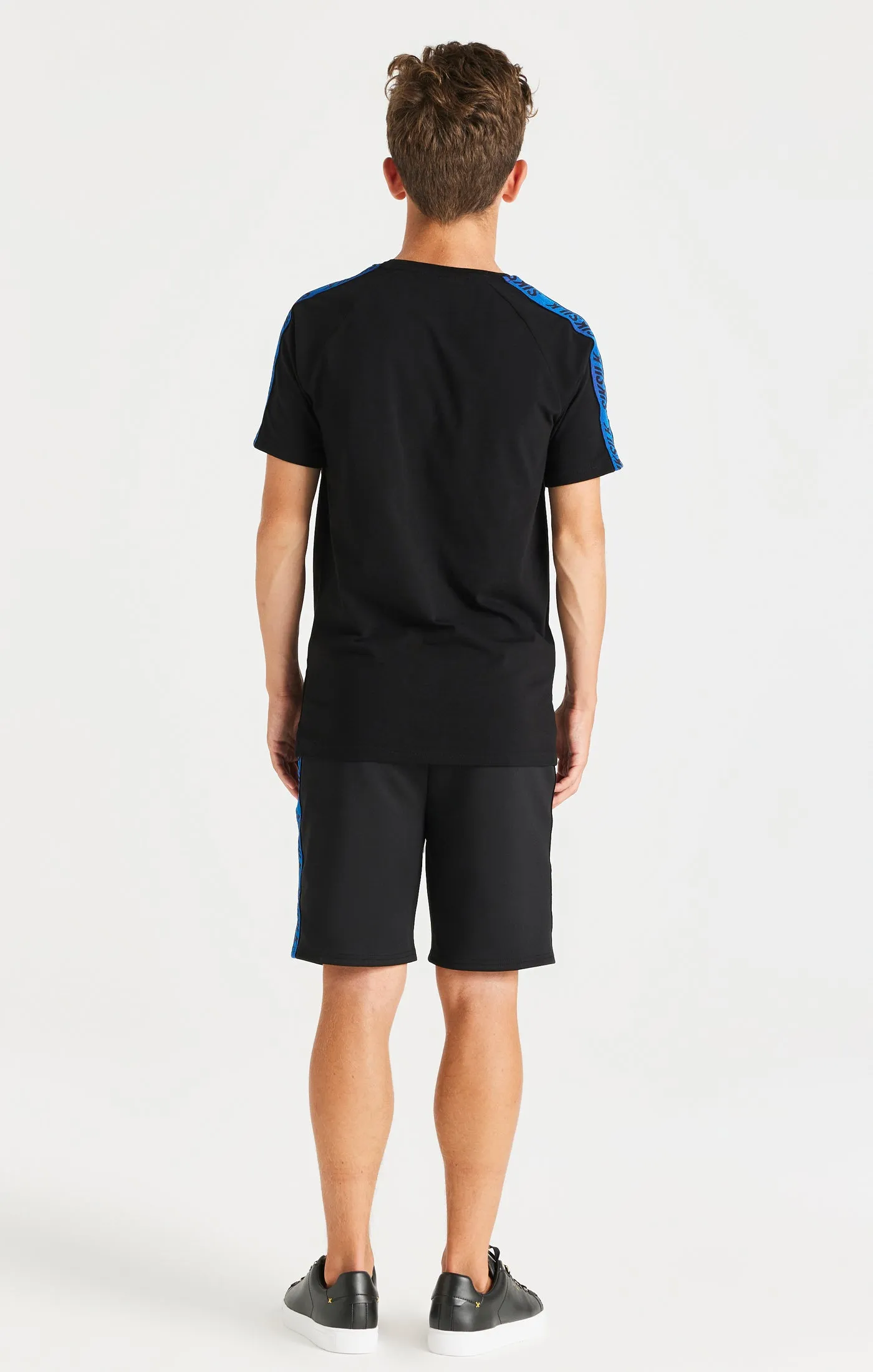 SikSilk Iridescent Raglan Tee - Black sold by Siksilk product image thumbnail 5