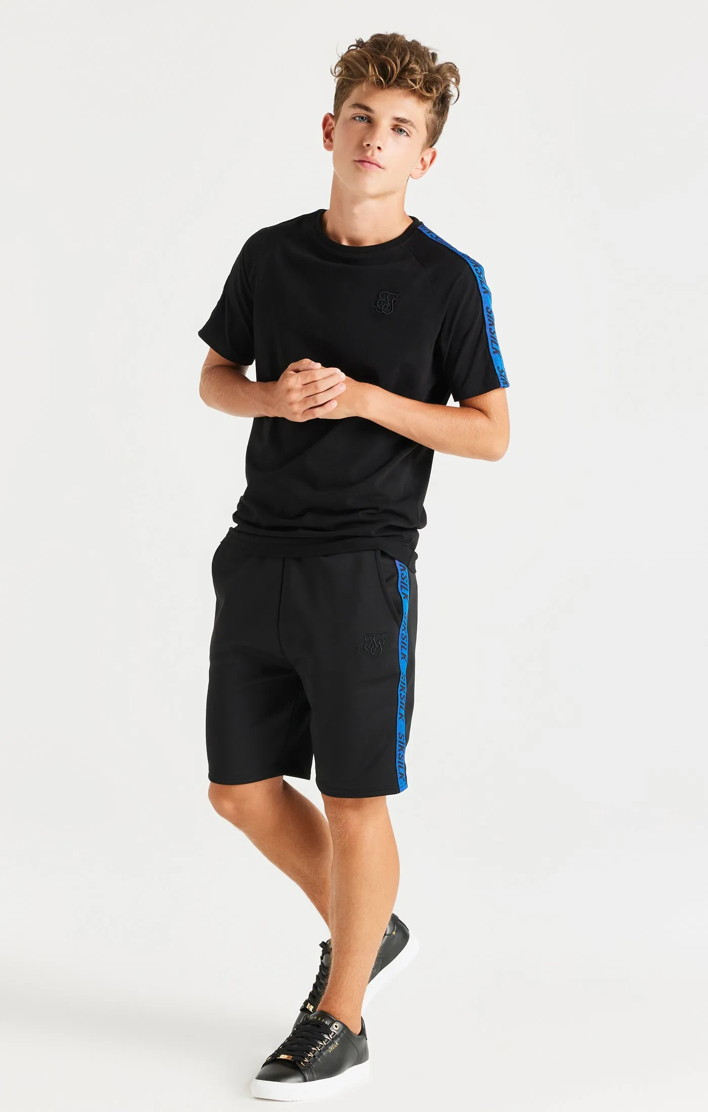 SikSilk Iridescent Raglan Tee - Black sold by Siksilk product image thumbnail 3