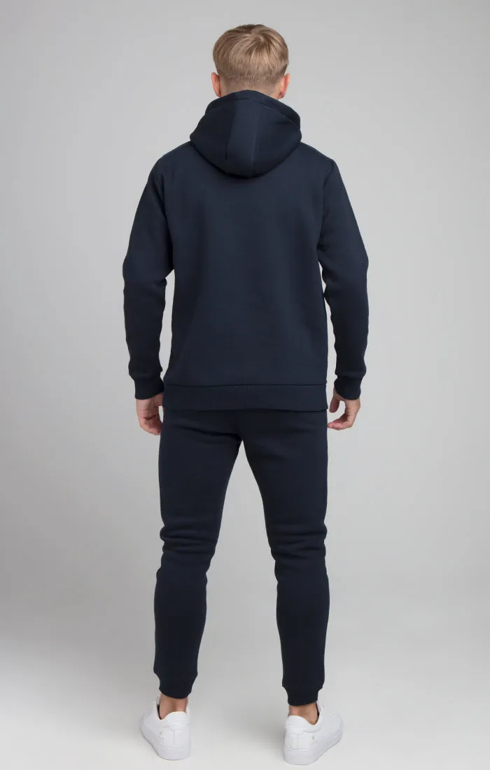 Boys Illusive Navy Essentials Overhead Hoodie sold by Siksilk product image thumbnail 5