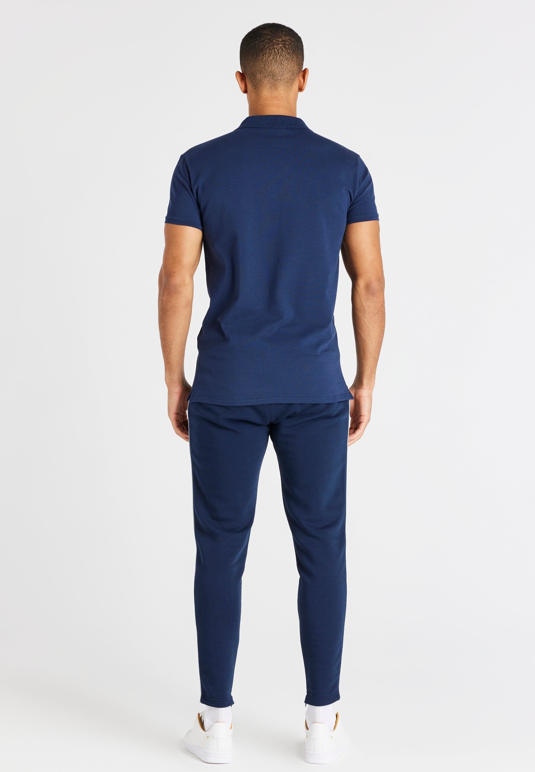 Navy Smart Polo Shirt sold by Siksilk product image thumbnail 5