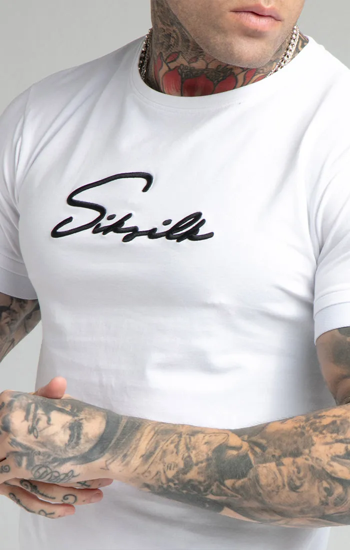White Flight Muscle Fit T-Shirt sold by Siksilk product image thumbnail 2