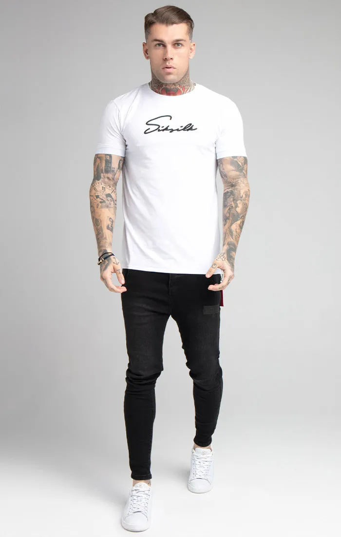 White Flight Muscle Fit T-Shirt sold by Siksilk product image thumbnail 3