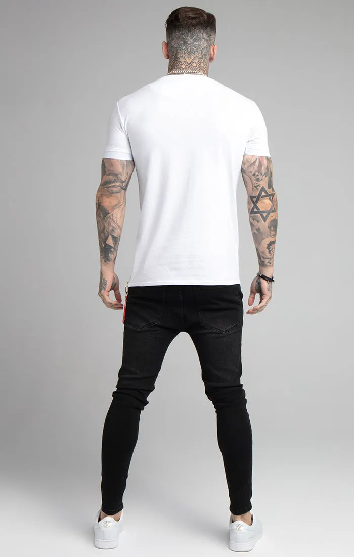 White Flight Muscle Fit T-Shirt sold by Siksilk product image thumbnail 5