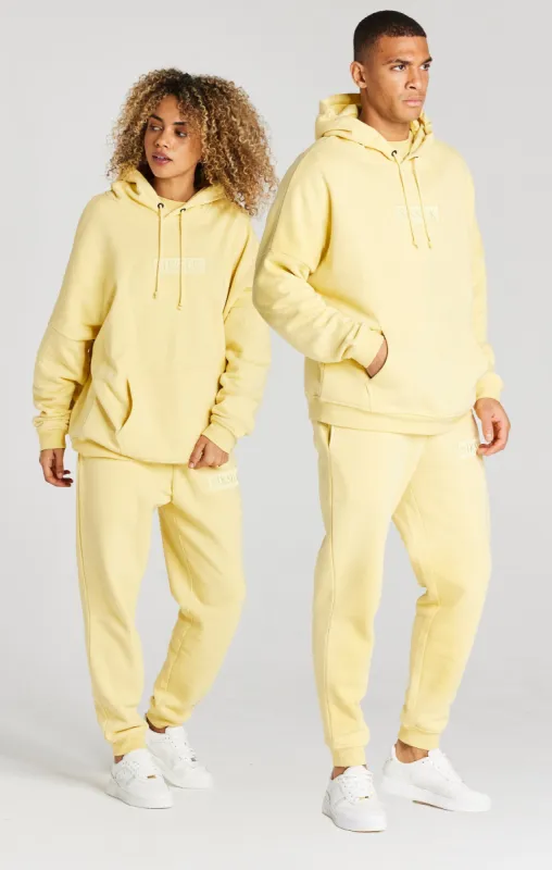 Yellow Overhead Drop Shoulder Hoodie sold by Siksilk