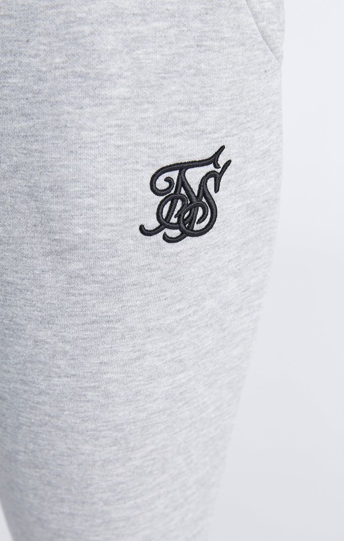 Girls Grey Marl Essentials Cuffed Jogger sold by Siksilk product image thumbnail 6