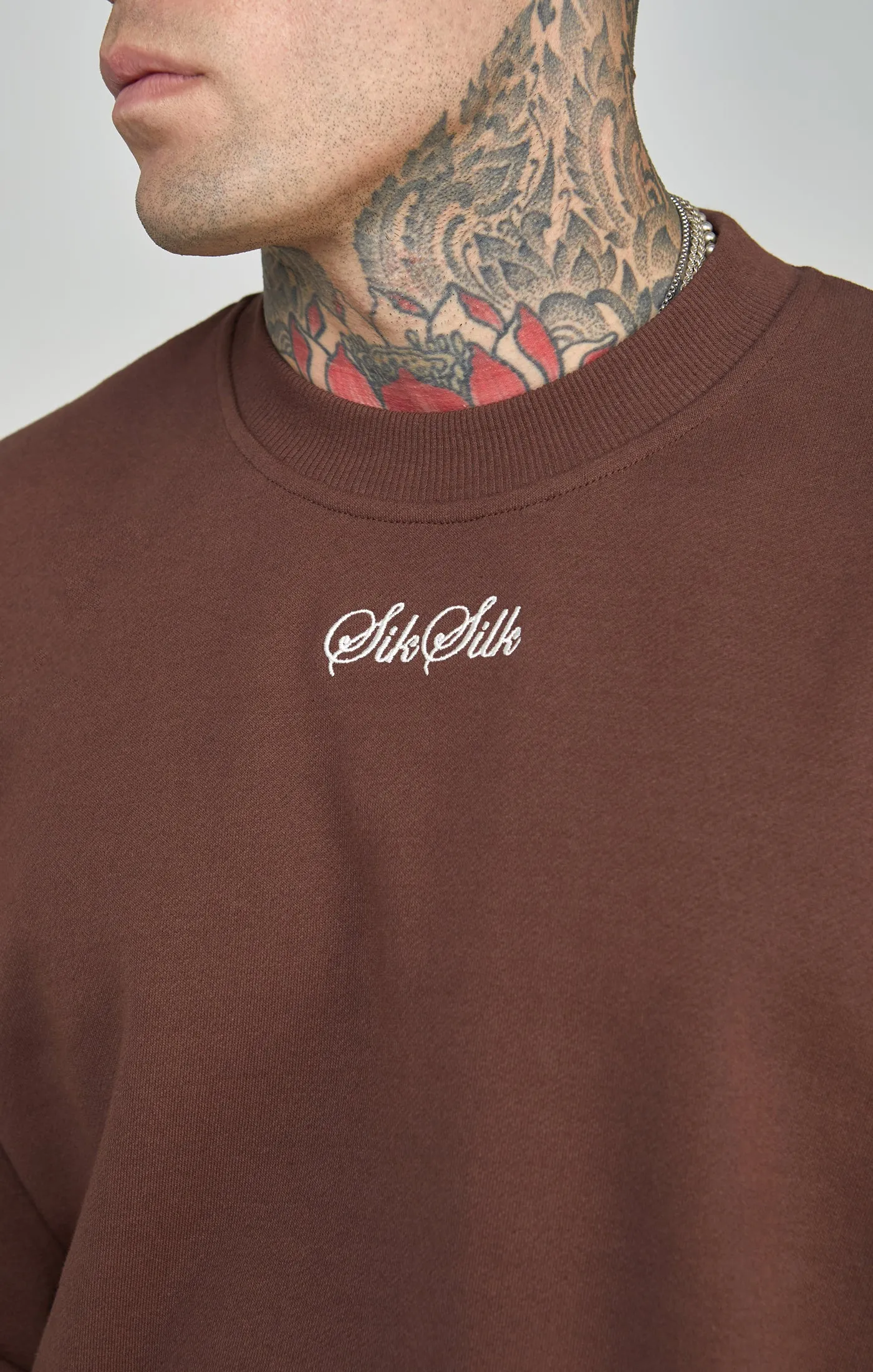Script Logo Oversized Sweatshirt sold by Siksilk product image thumbnail 2