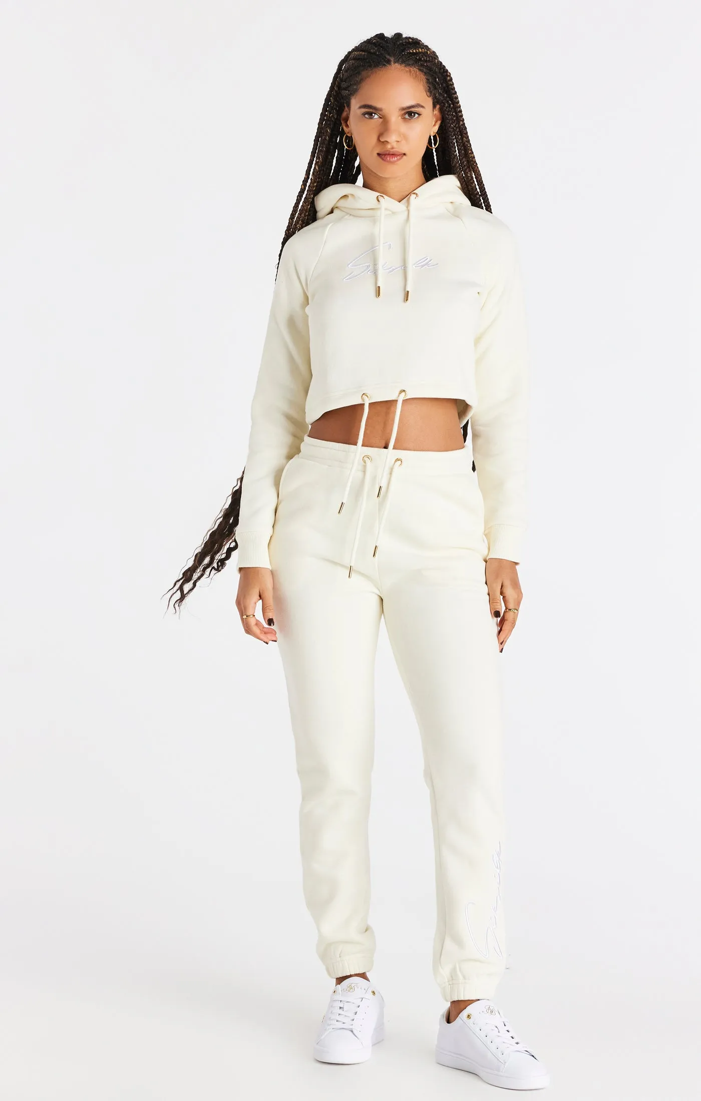 Ecru Essential Jogger sold by Siksilk product image thumbnail 5