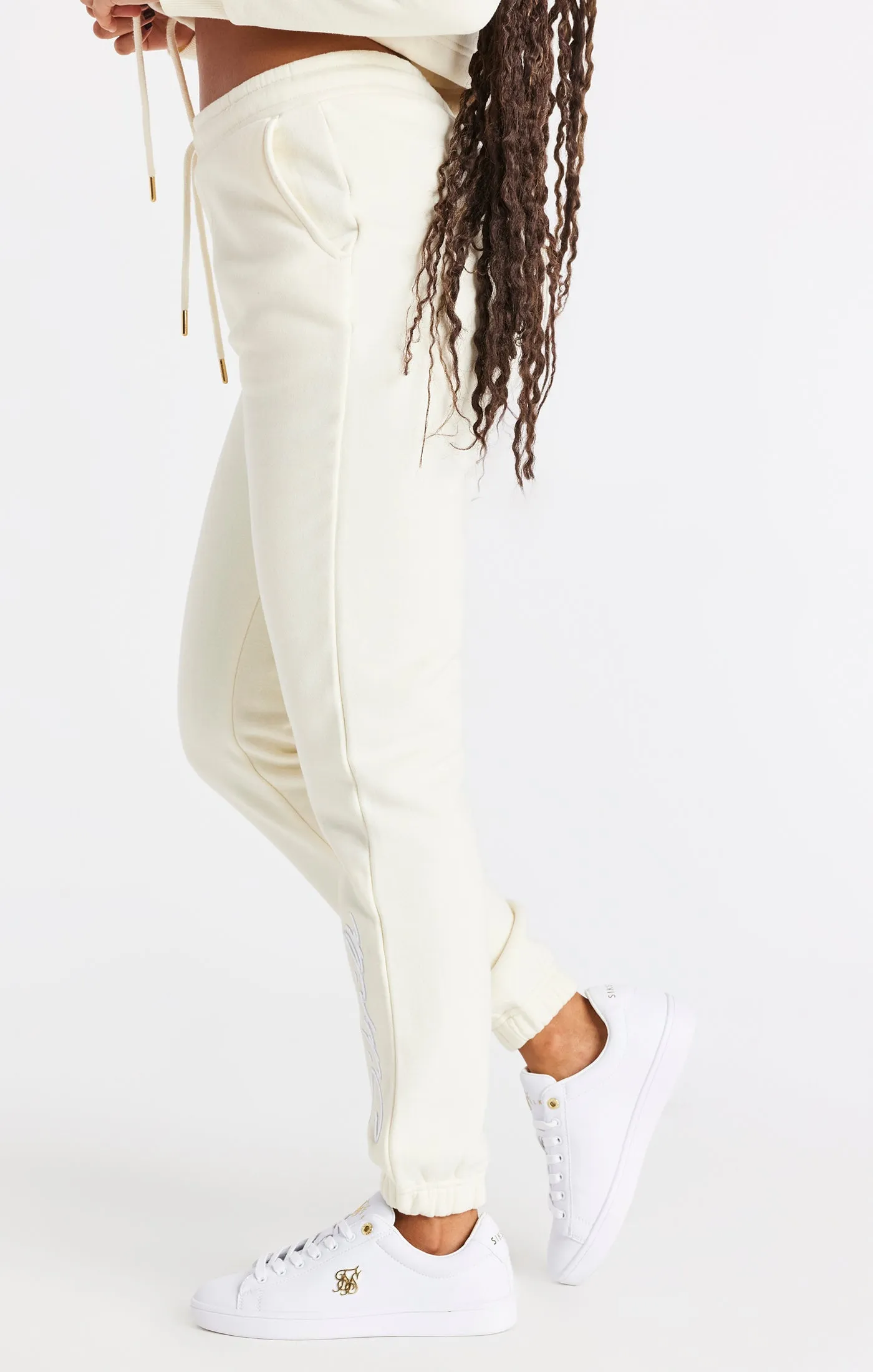 Ecru Essential Jogger sold by Siksilk product image thumbnail 2