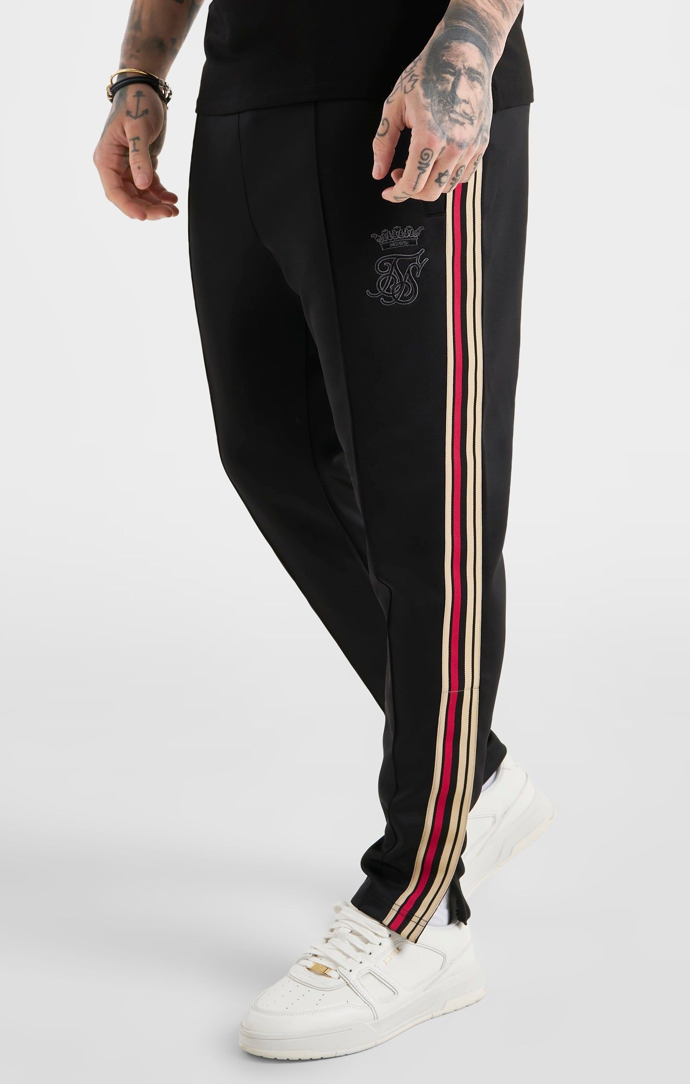 Messi x SikSilk Loose Fit Pant - Black sold by Siksilk