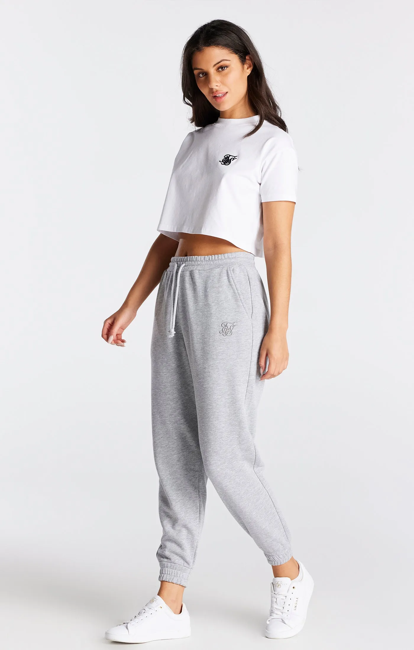 Grey Marl Oversize Jogger sold by Siksilk product image thumbnail 4