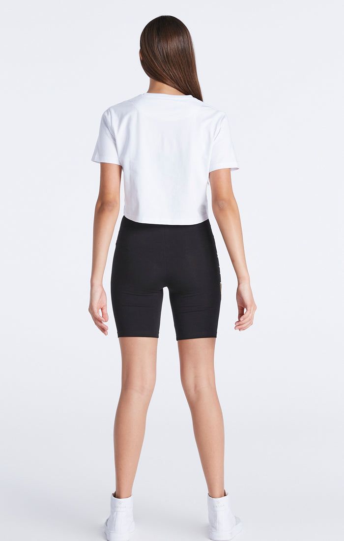 Girls Black Signature Cycle Short sold by Siksilk product image thumbnail 7