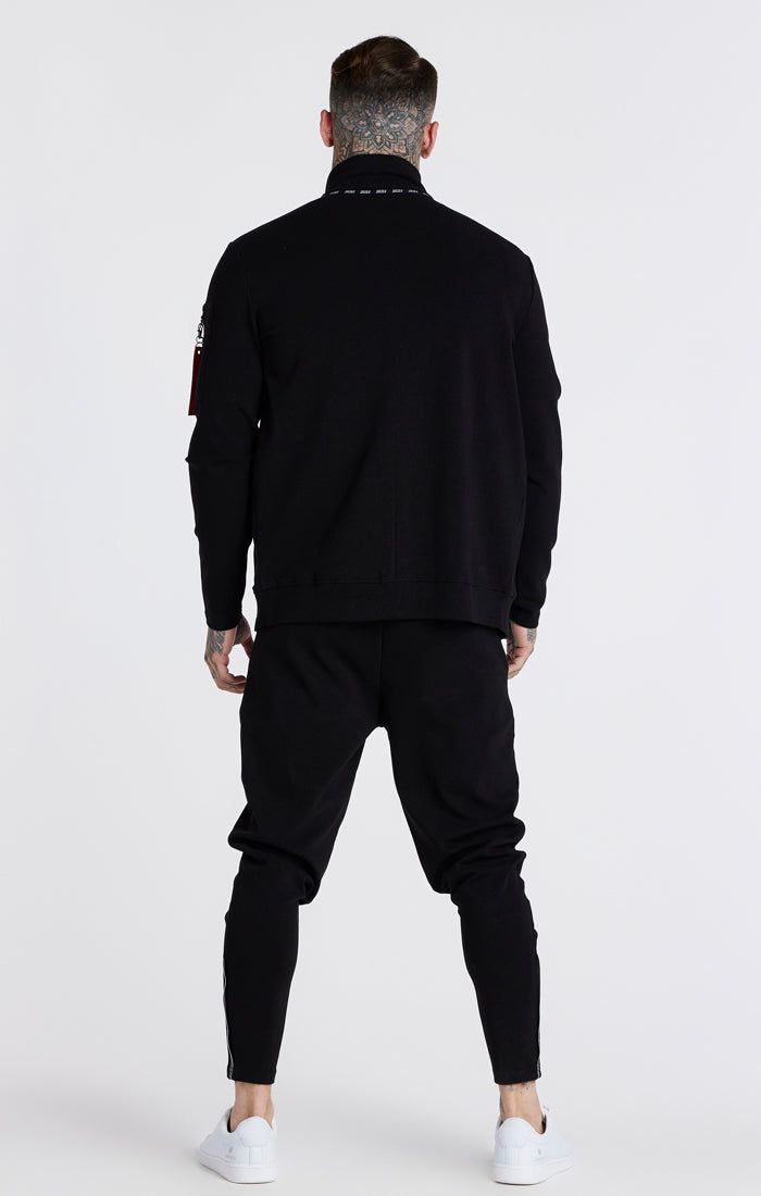 Black Flight Funnel Zip Through Hoodie sold by Siksilk product image thumbnail 8