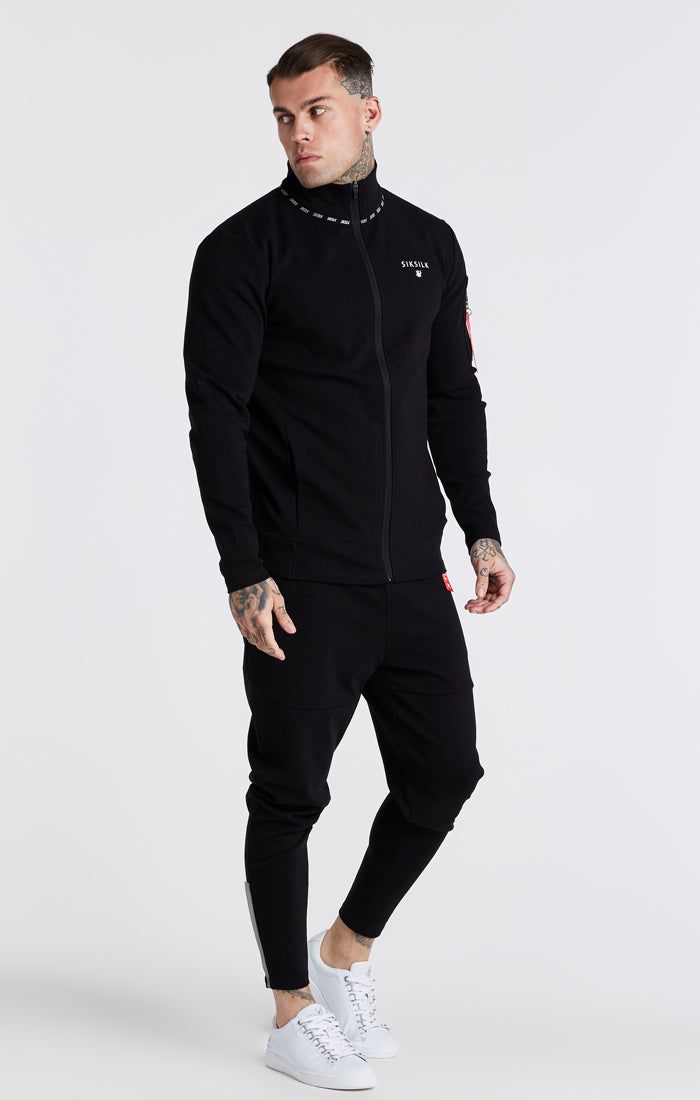 Black Flight Funnel Zip Through Hoodie sold by Siksilk product image thumbnail 9