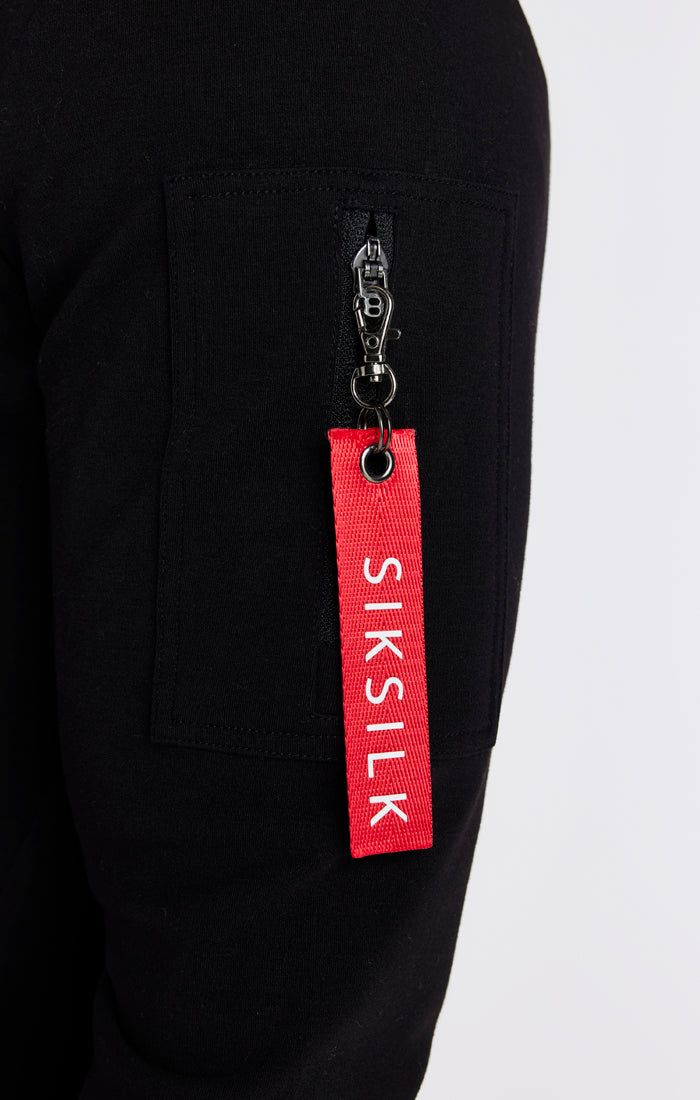 Black Flight Funnel Zip Through Hoodie sold by Siksilk product image thumbnail 10