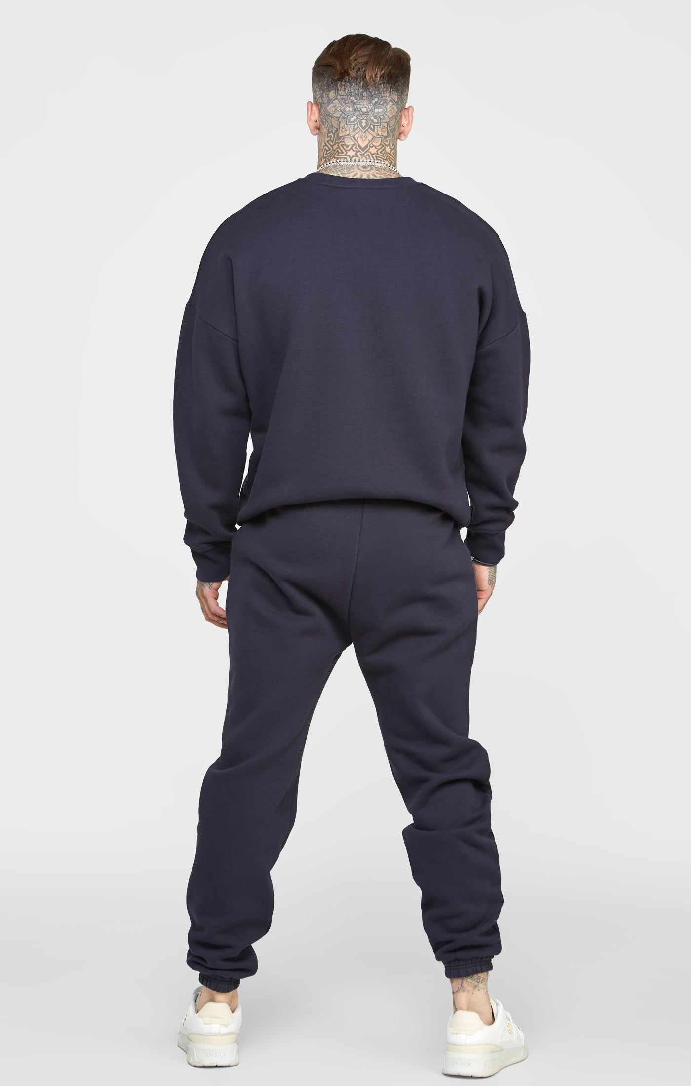 Navy Varsity Anniversary Print Relaxed Fit Jogger sold by Siksilk product image thumbnail 5