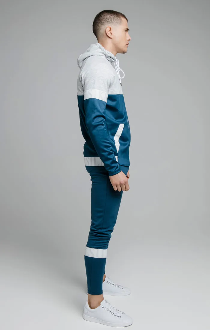 Navy Function Zip Through Hoodie sold by Siksilk product image thumbnail 4