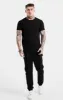 SikSilk Rear Logo T-Shirt - Black & Gold sold by Siksilk