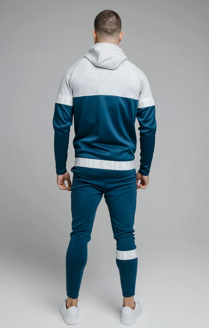 Navy Function Zip Through Hoodie sold by Siksilk product image thumbnail 5