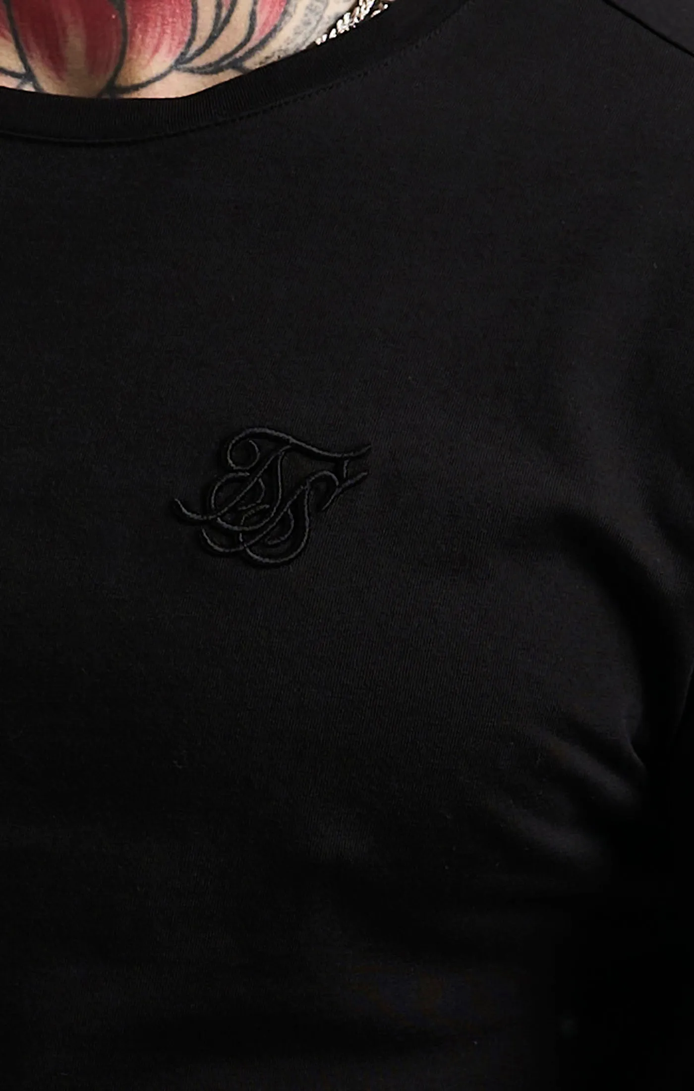 SikSilk Rear Logo T-Shirt - Black & Gold sold by Siksilk product image thumbnail 2