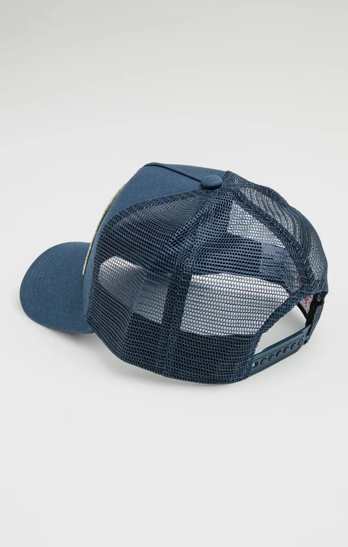 SikSilk Og Patch Trucker - Blue sold by Siksilk product image thumbnail 3