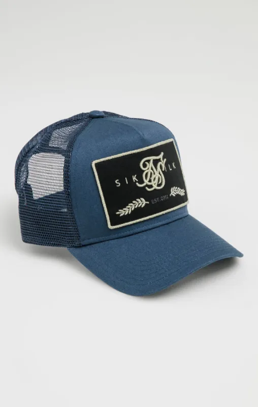 SikSilk Og Patch Trucker - Blue sold by Siksilk