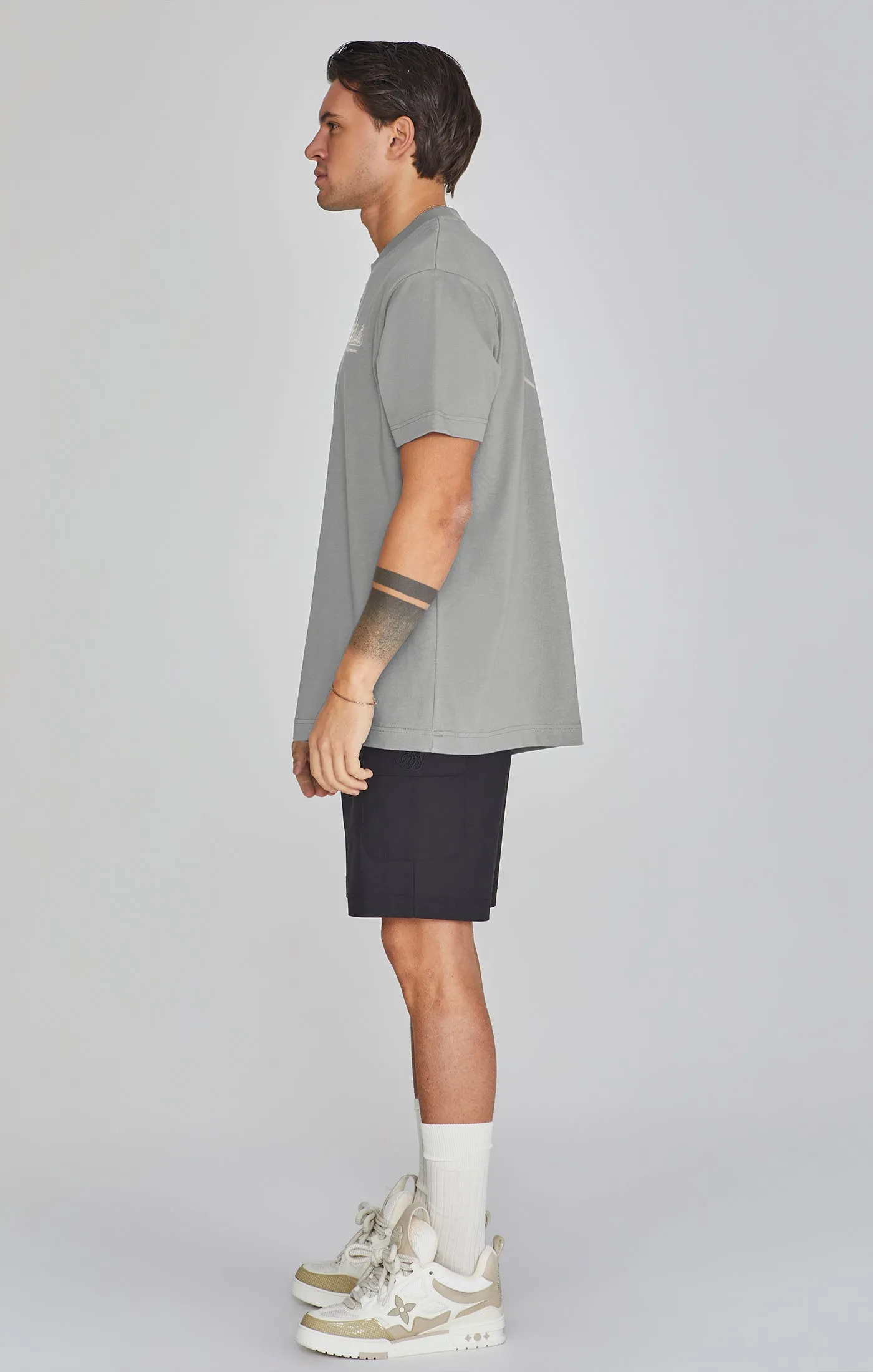 Grey Graphic T-Shirt sold by Siksilk product image thumbnail 4
