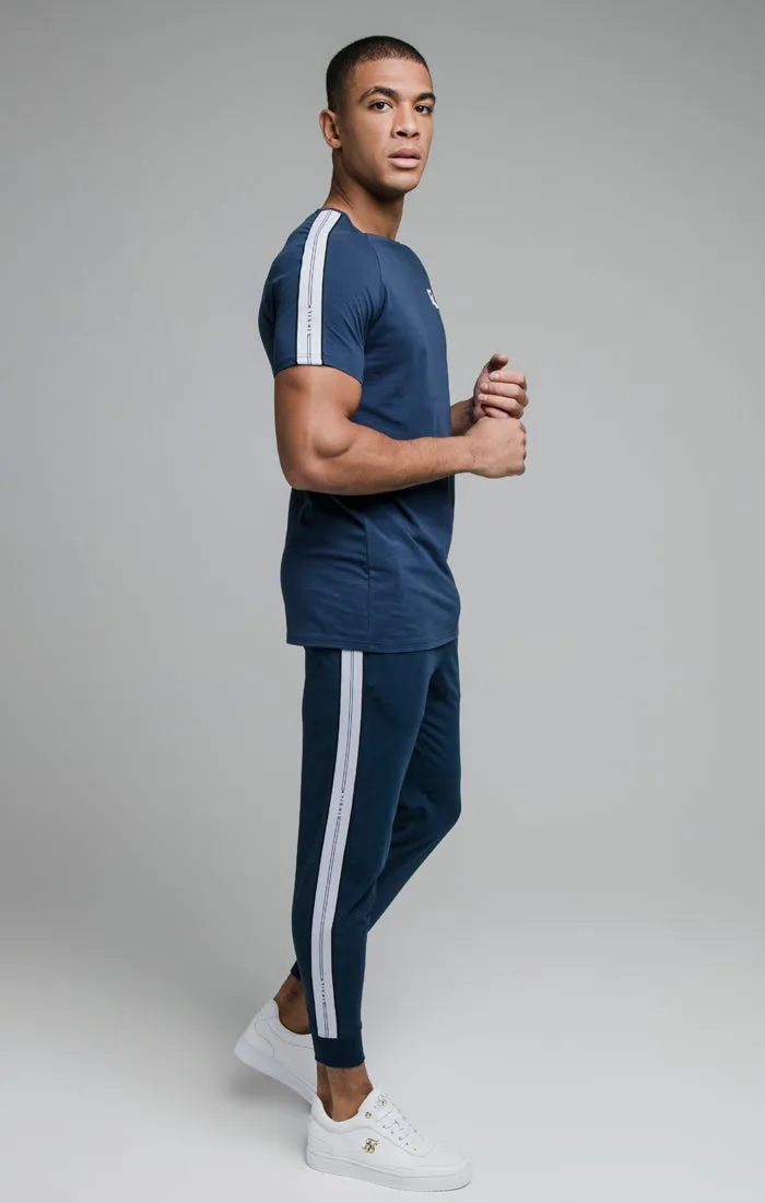 Navy Muscle Fit T-Shirt sold by Siksilk product image thumbnail 4