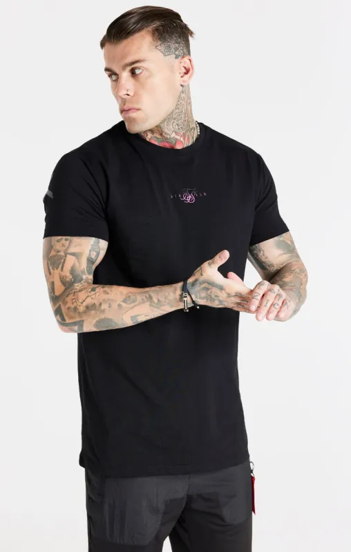Black Back Print T-Shirt sold by Siksilk