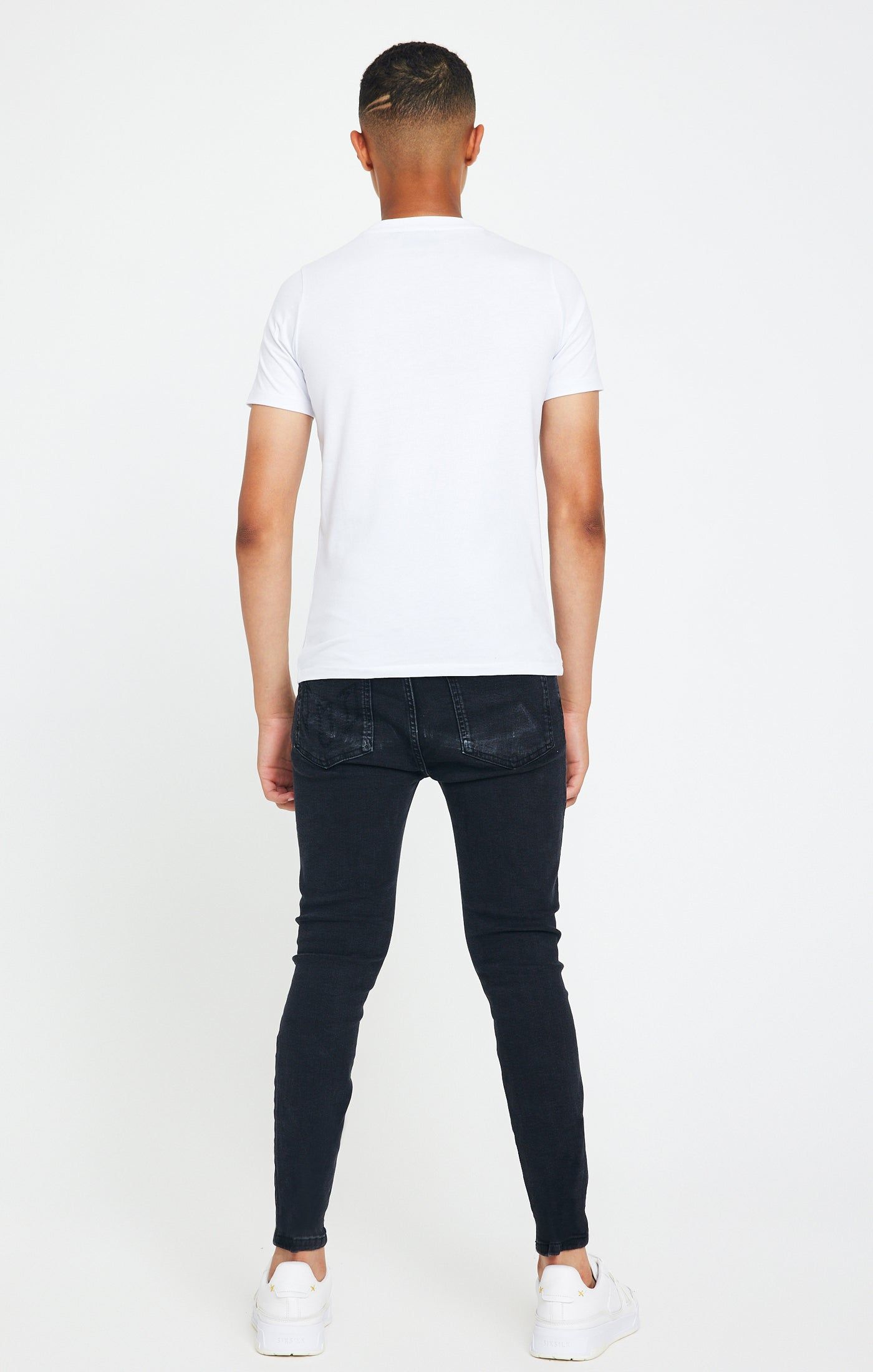 Boys Messi x SikSilk White Rhinestone T-Shirt sold by Siksilk product image thumbnail 6