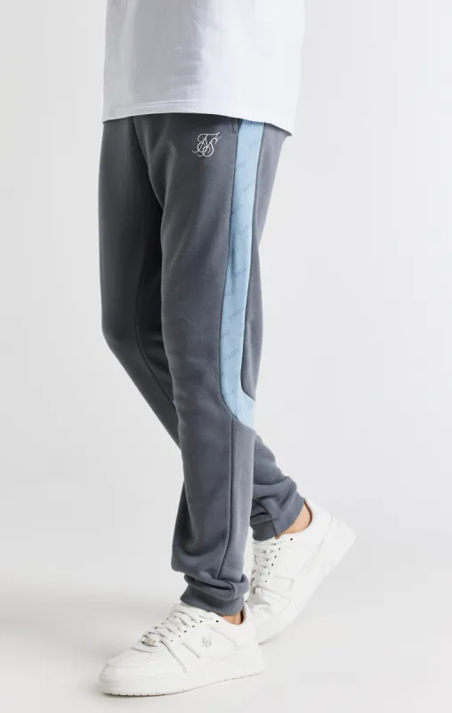 Boys Grey Printed Panel Jogger sold by Siksilk