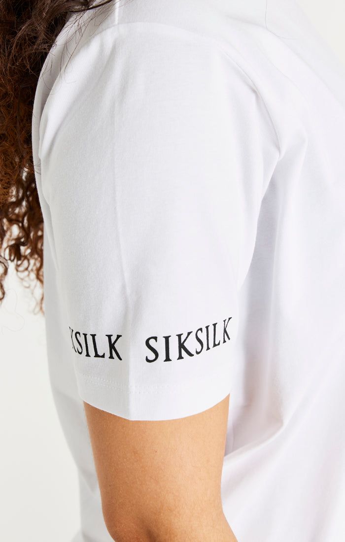 White Oversize T-Shirt sold by Siksilk product image thumbnail 3