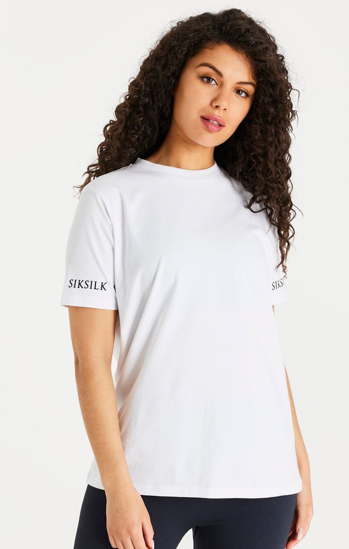 White Oversize T-Shirt sold by Siksilk product image thumbnail 2