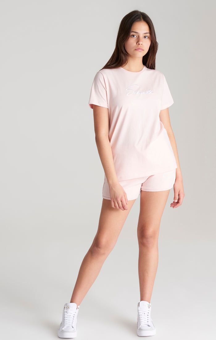 Girls Pink Signature Runner Short sold by Siksilk product image thumbnail 4