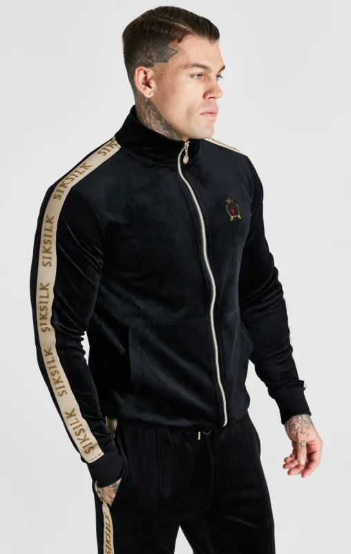 Black Track Jacket sold by Siksilk
