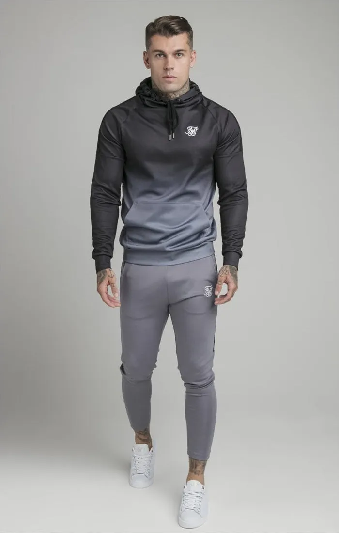 SikSilk High Fade Poly Hoodie - Grey & Black sold by Siksilk product image thumbnail 4