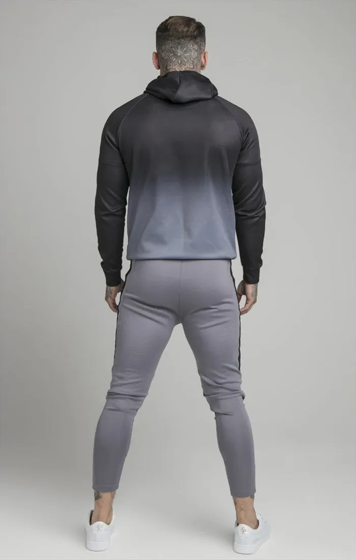 SikSilk High Fade Poly Hoodie - Grey & Black sold by Siksilk product image thumbnail 5