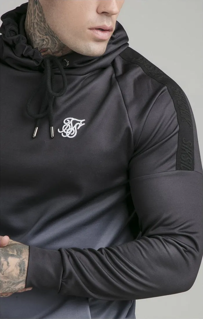 SikSilk High Fade Poly Hoodie - Grey & Black sold by Siksilk product image thumbnail 2