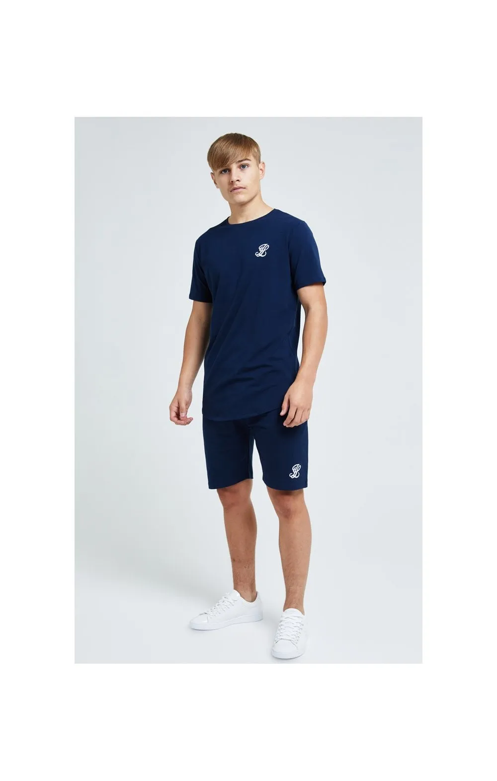 Boys Illusive Navy Essentials T-Shirt sold by Siksilk product image thumbnail 4