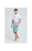 Illusive London Fade Tee – White & Floral sold by Siksilk