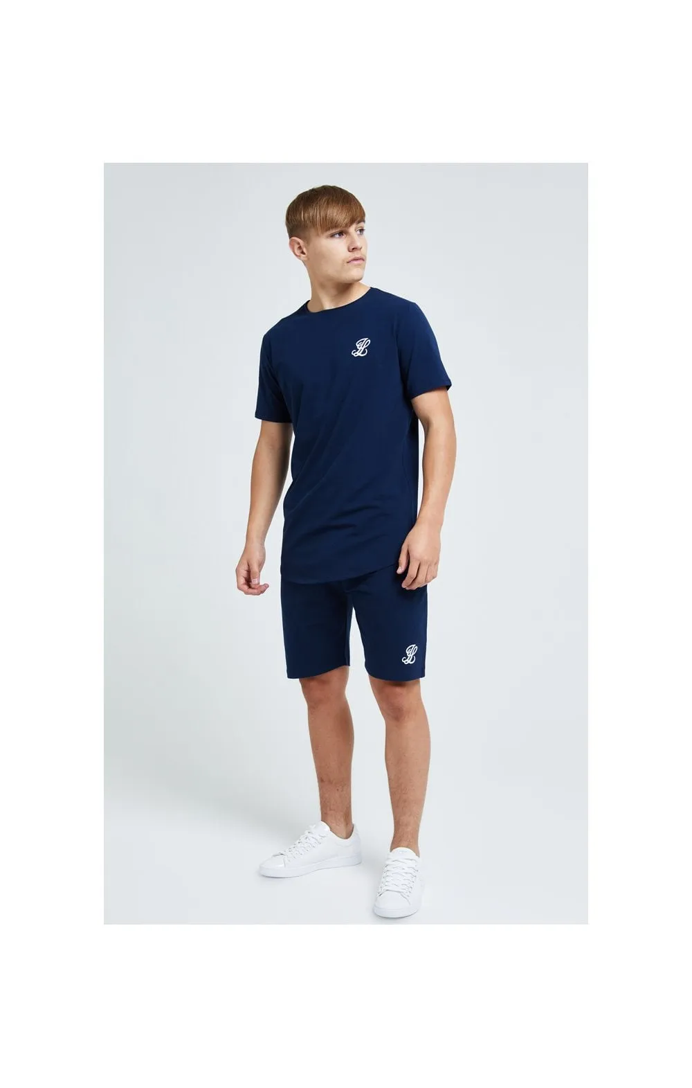 Boys Illusive Navy Essentials T-Shirt sold by Siksilk product image thumbnail 5