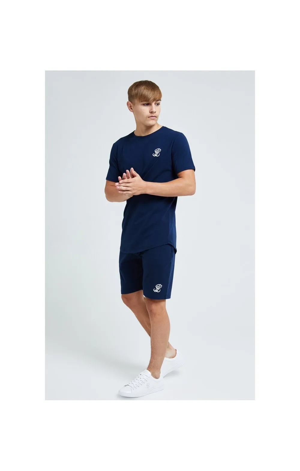 Boys Illusive Navy Essentials T-Shirt sold by Siksilk product image thumbnail 3