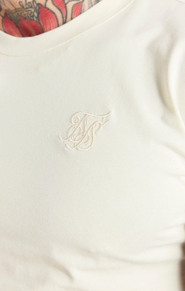 Ecru Smart Muscle Fit T-Shirt sold by Siksilk product image thumbnail 2