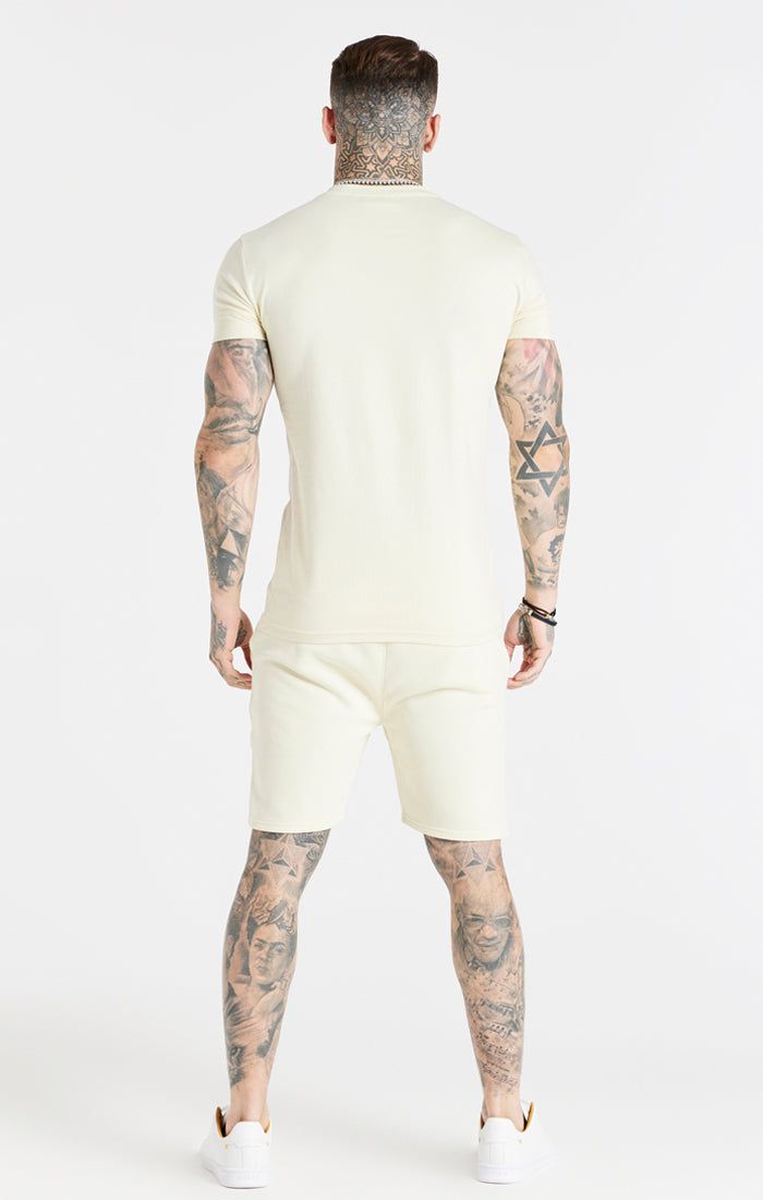 Ecru Smart Muscle Fit T-Shirt sold by Siksilk product image thumbnail 6