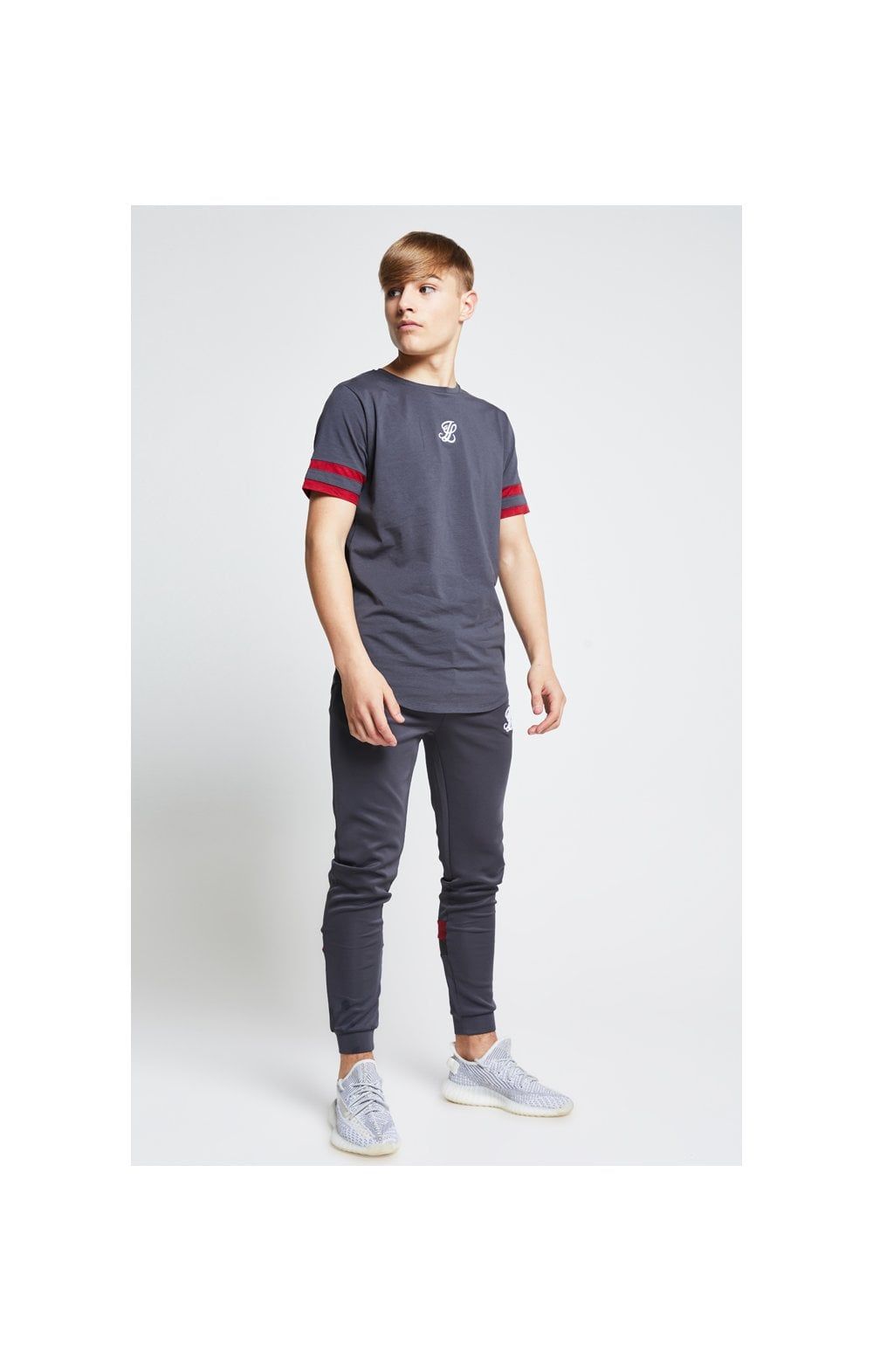 Illusive London Tournament Tee – Grey & Pink sold by Siksilk product image thumbnail 3