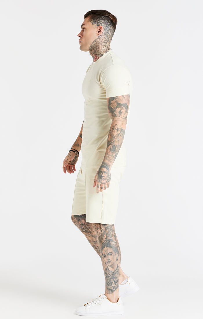 Ecru Smart Muscle Fit T-Shirt sold by Siksilk product image thumbnail 4