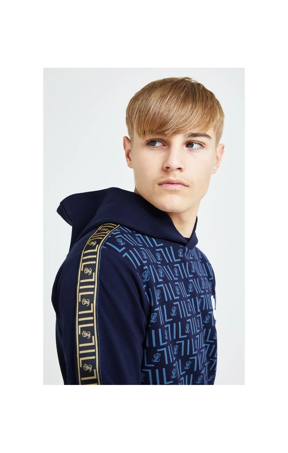 Illusive London Elite Overhead Hoodie - Navy sold by Siksilk product image thumbnail 2