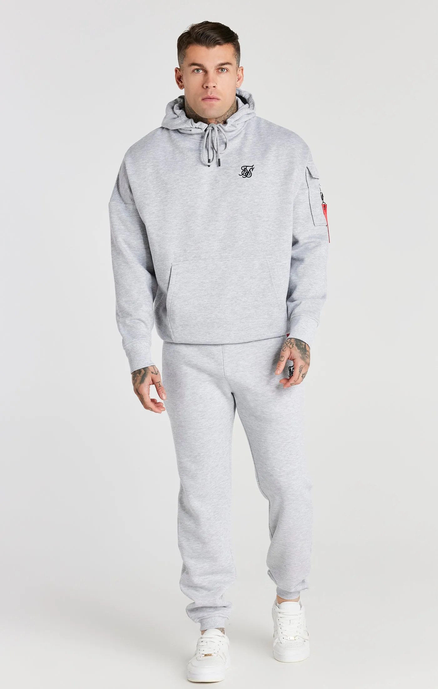 Grey Relaxed Flight Jogger sold by Siksilk product image thumbnail 4