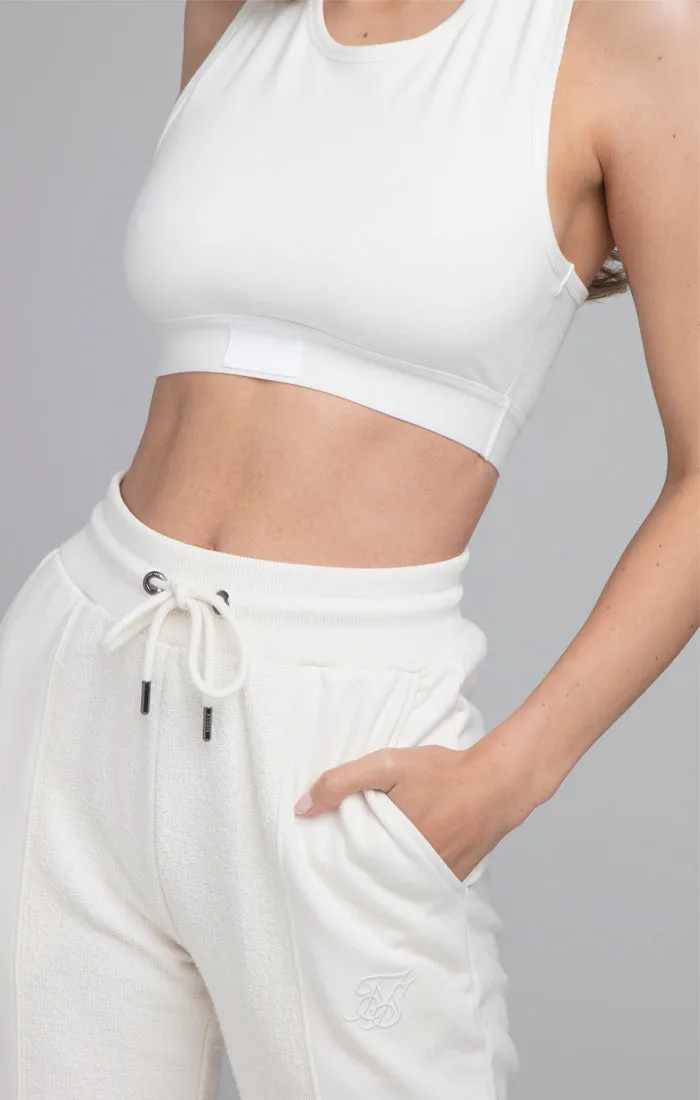 SikSilk Woven Badge Racerback Bralette - White sold by Siksilk product image thumbnail 2
